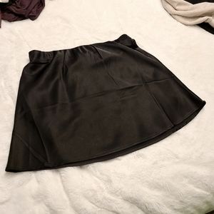 Never worn Medium silk mini skirt